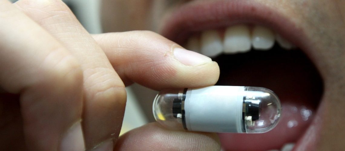 imagem da capusula endoscopica